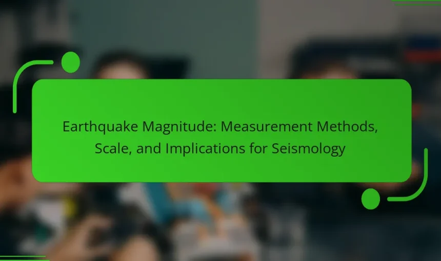 Earthquake Magnitude: Measurement Methods, Scale, and Implications for Seismology