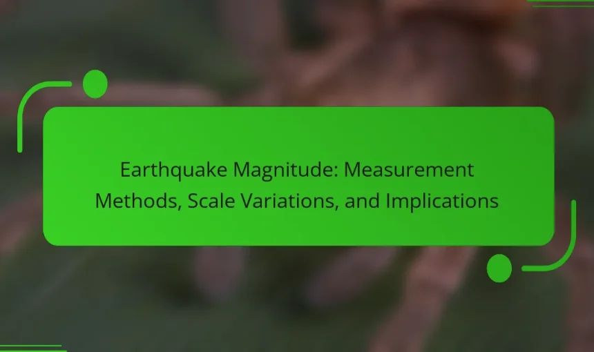 Earthquake Magnitude: Measurement Methods, Scale Variations, and Implications