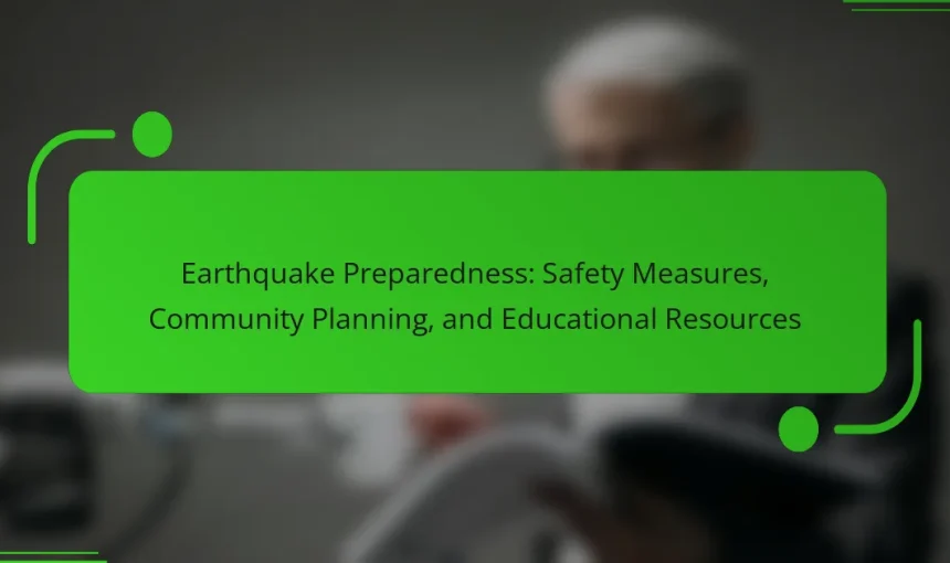 Earthquake Preparedness: Safety Measures, Community Planning, and Educational Resources
