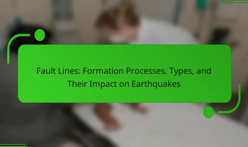 Fault Lines: Formation Processes, Types, and Their Impact on Earthquakes