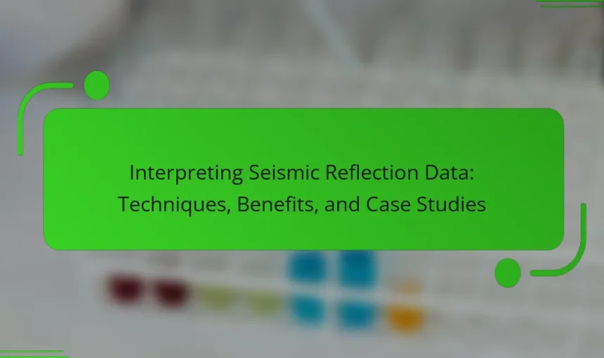 Interpreting Seismic Reflection Data: Techniques, Benefits, and Case Studies