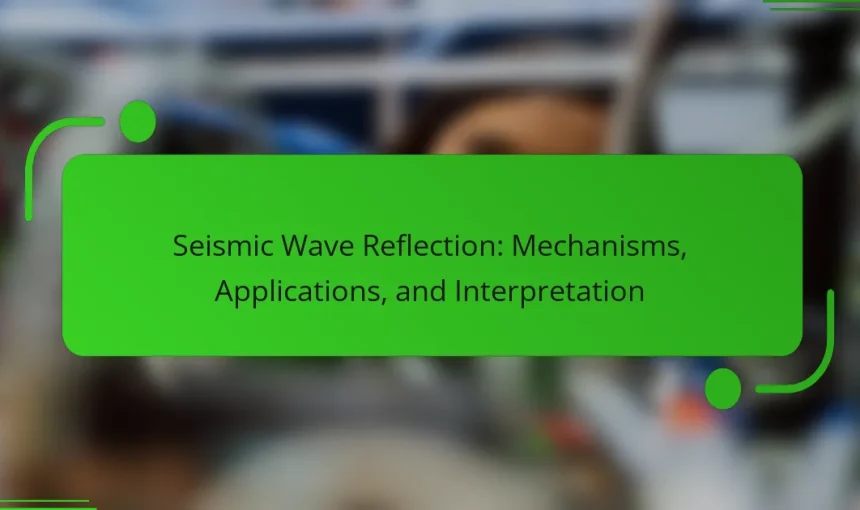 Seismic Wave Reflection: Mechanisms, Applications, and Interpretation