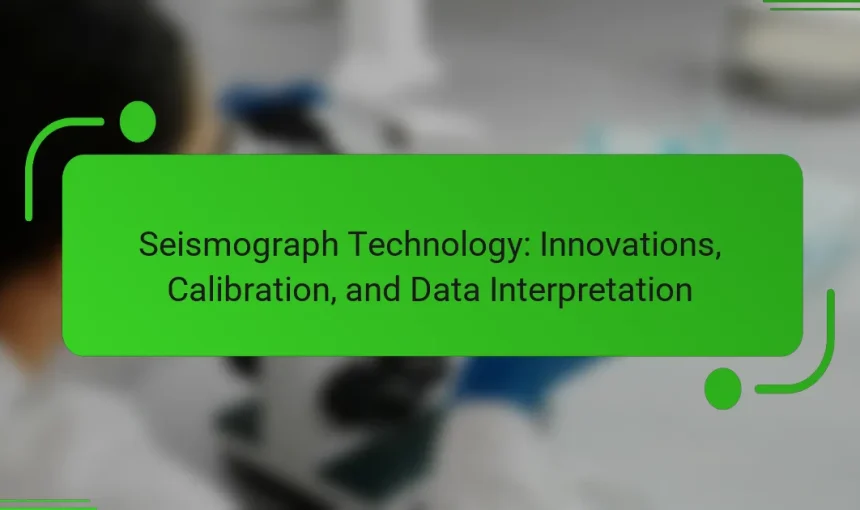 Seismograph Technology: Innovations, Calibration, and Data Interpretation