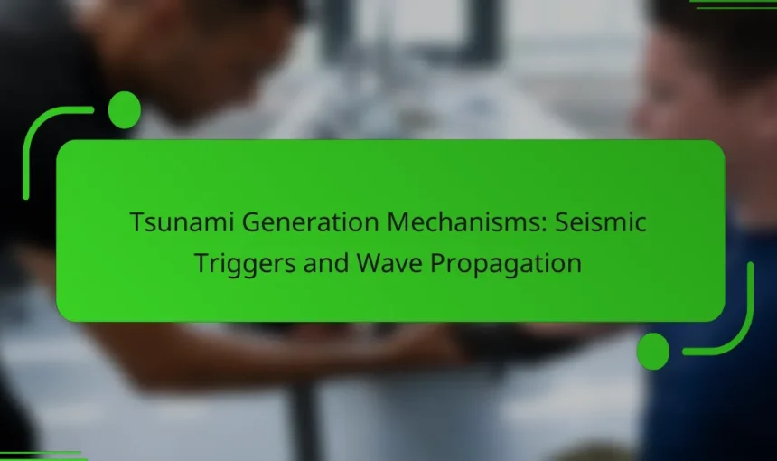 Tsunami Generation Mechanisms: Seismic Triggers and Wave Propagation