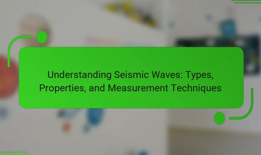Understanding Seismic Waves: Types, Properties, and Measurement Techniques